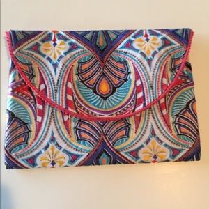 Embroidered Clutch Bag